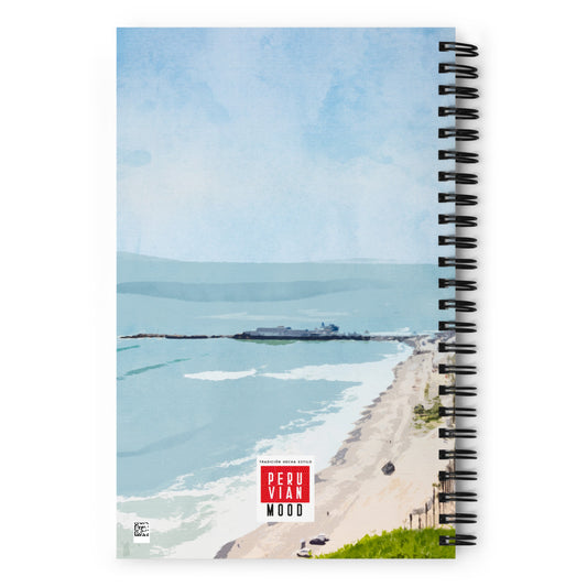 Peru printed notebook - Costa Verde