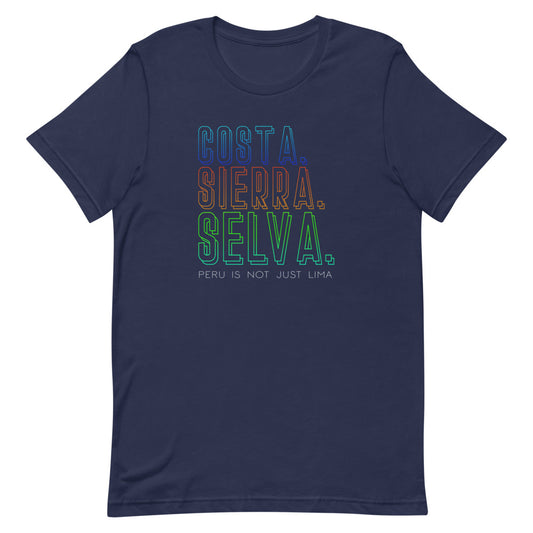 Peru T shirt - Costa.Sierra.Selva | Unisex