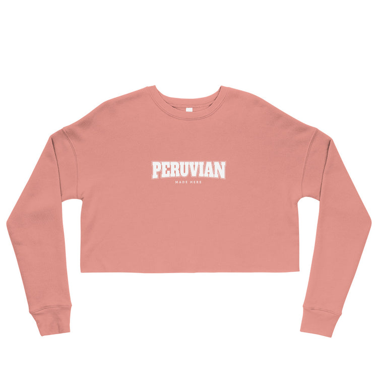 Crop Sweatshirt Peruvian Made Here | Woman